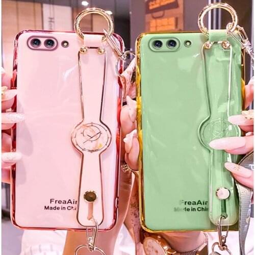 Wrist Strap Phone Case For OPPO R11Plus R11 R17PRO RENO4 SE RENO4 PRO R17 With Lanyard Holder Phone Cover Wristband A006 DALA