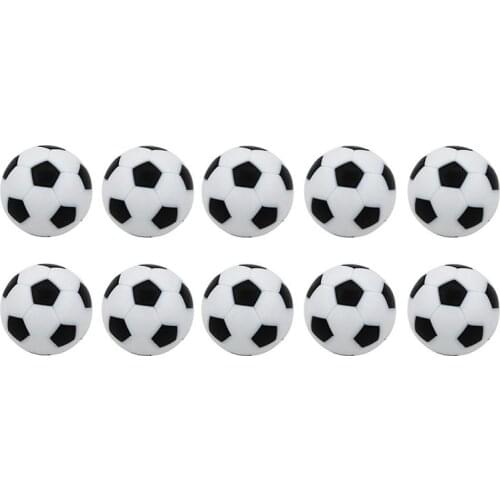 18Pcs Desk Football Machine Plastic Accessories Mini Footballs Replacements
