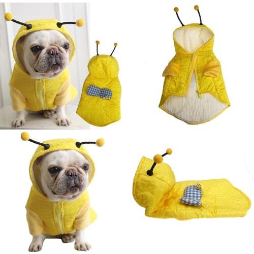 Winter Dog Clothes Pug Coat Jacket French Bulldog Clothing Funny Pet Outfit Costume Apparel Dropship Pug Clothes Dog Products