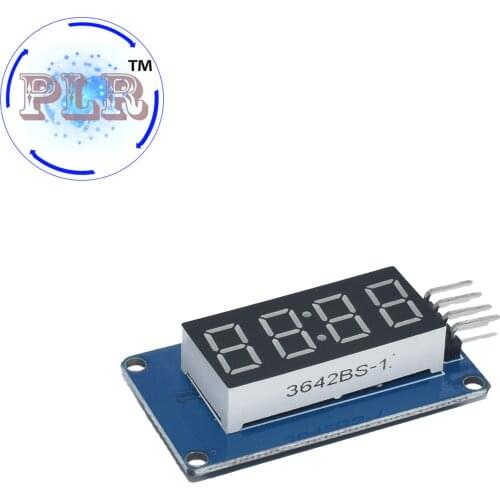 10pcs TM1637 4 Bits Digital LED Display Module 7 Segment 0.36Inch Clock RED Anode Tube Four Serial Driver Board Pack