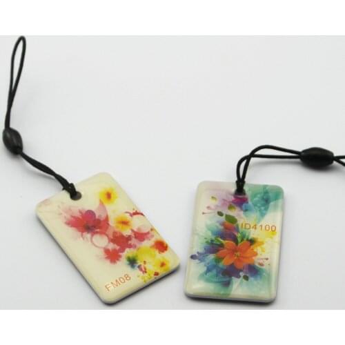 1000pcs Factory sale Low price 13.56MHz M1 F08 FM1108 RFID key tags expoxy cards