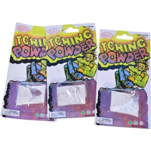 3pcs/set Trick Itching Powder Funny April Fool Prank Gag Funny Joke Trick Toys