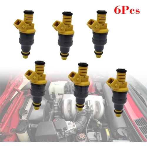 6 pcs Fuel Injectors nozzle OEM 0280150714 fit for BMW 1986-1993 535i 1986-1993 735i 735iL 635C 635i 3.5L hight quality