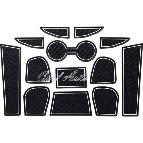 For Mazda CX-3 CX3 Accessory2021 2020-2017 Inner Car Cup Holder Gate Slot Pad Anti Slip Door Groove Mat Interior Sticker Styling