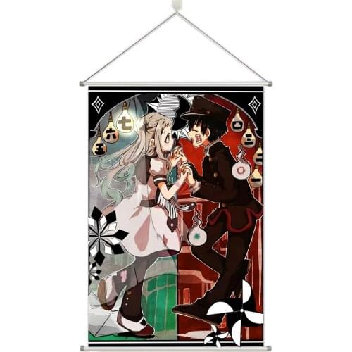 Anime Jibaku Shounen Hanako-kun Yashir Alloy Fabric Prsonalize Customer Made Alloy Fabric Wall Poster Scroll 60x90cm 24x36inches