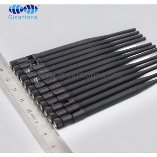 Black rubber duck antenna 915mhz Lora With Adjustable Sma Connector 868mhz Rotating