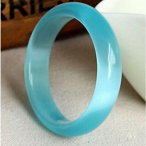 Natural Jadeite Color Hand Carved Round Jade Bracelet Fashion Jewelry Womens Jade Bracelet Women Men Charm Bracelets