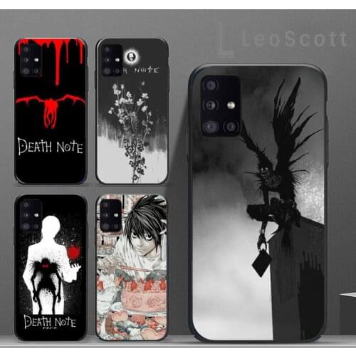 Death Note Ryuk kira Phone Case For Samsung A32 A51 A52 A71 A50 A12 A21S S10 S20 S21 Plus Fe Ultra