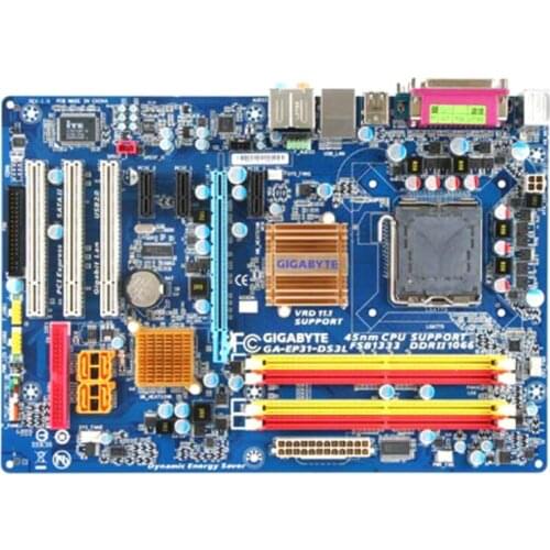 For Gigabyte GA-EP31-DS3L Original Used Desktop Motherboard EP31-DS3LP31 Socket LGA 775 DDR2 ATX On Sale