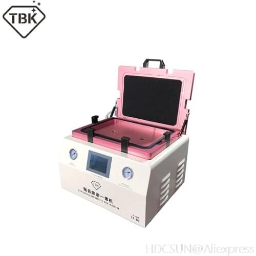 LCD Touch Screen Repair Automatic Bubble Removing Machine OCA Vacuum Laminating Machine TBK-308A 15 Inch Box Computer Tool Kit
