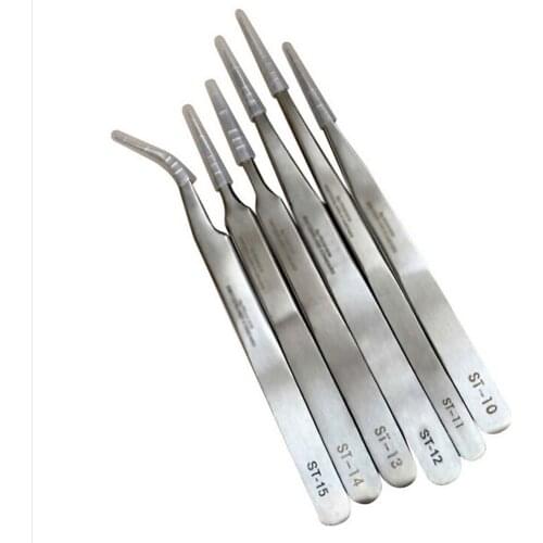 Repair Tool Precision Stainless Steel TS Watchmaker Tweezer Anti Static Pick-up Repair Tool Nipper Repairing Maintenance TooIs