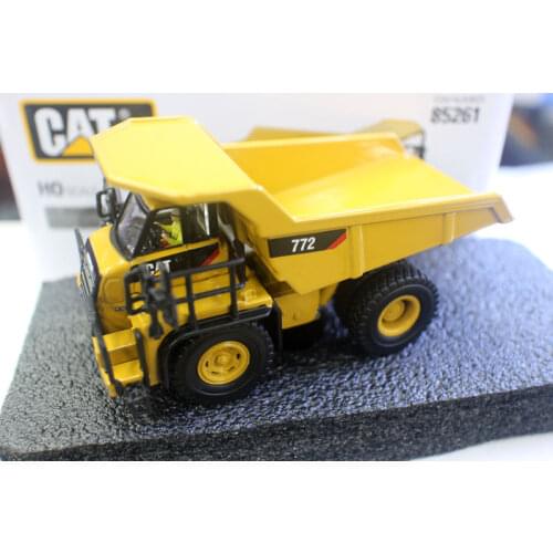 Exquisite DM 1:87 Caterpillar Cat 772 Off Highway Transport Truck Vehicle 85261 Diecast Toy Model for Collection,Decoration