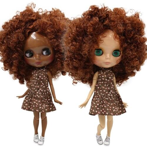 ICY DBS Blyth Doll No.QE965 Brown hair Joint body 1/6 bjd ob24 anime girl