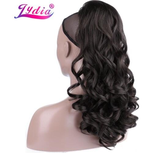 Lydia Synthetic 20"-22" Konekalon Wavy With Two Plastic Combs Ponytail Hair Extensions Long Hairpiece All Colors Available