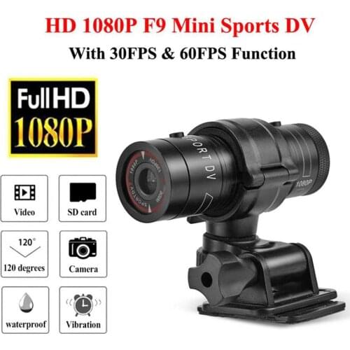 New Sports Camera Full HD 1080P Motorcycle Mountain Bike Bicycle Camera Helmet Action DVR Video Cam Motorcycle Camera Recorder