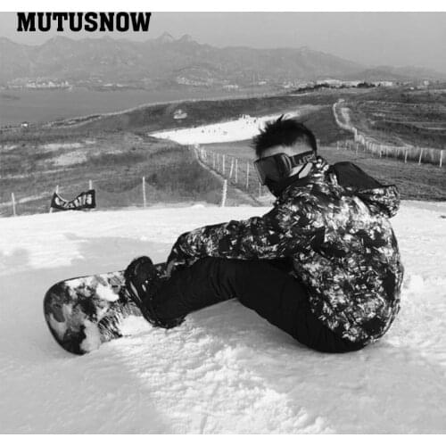 2020 New Men Ski Suit Skiing Snowboard Jacket Pant Windproof Waterproof Outdoor Sport Wear Skiing Clothing Trouser Male Suit Set