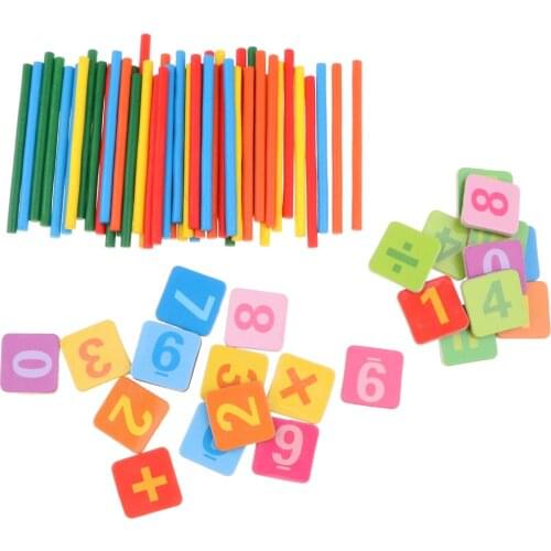 Wooden Counting Sticks Calculation Educational Teaching Toys