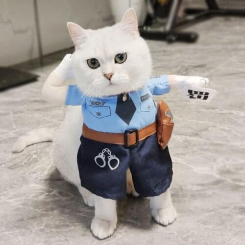 Cat Clothes Summer Thin Cute Funny Outfit British Shorthair Blue Cat Muppet Jiafei American Shorthair Kittens Funny Outfit
