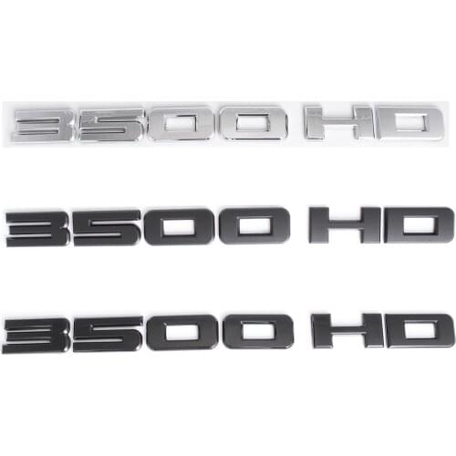 Front Right Left Door 3500 HD Car Side Rear Sticker Decal Emblem Badge for 07-20 GMC Sierra Chevrolet Silverado 3500HD