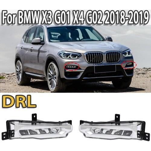 K-Car Front Bumper Fog Light Left Right Side LED Fog Lamp For BMW X3 G01 X4 G02 2018-2019 63177412527