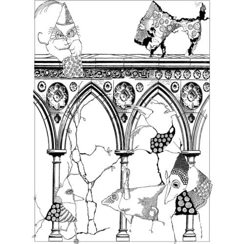 Cartoon Animals Clear Silicone Stamp/Seal for DIY scrapbooking/photo album Decorative clear stamp sheets ST0383