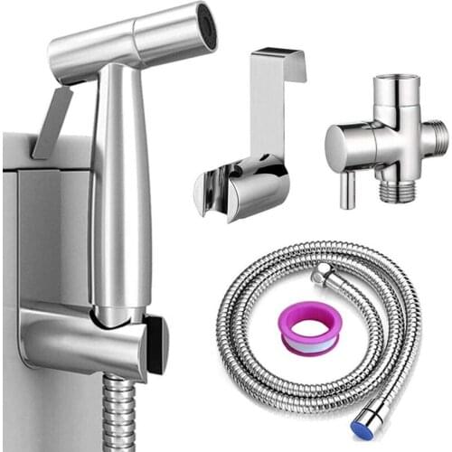 Handheld Bidet Sprayer for Toilet Spray Attachment for Feminine Wash Stainless Steel Cleaner and Shower Sprayer
