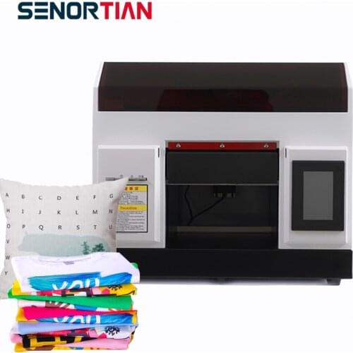 SENORTIAN A4 DTG Printer Texitle T Shirt Printing Machine Flatbed For Tshirt Printer Colorfast Wear and Scratch-resistant