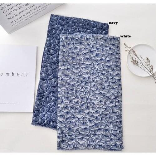 2020 Women Printed Pattern Cotton Printed Scarf 2Colors 10pcs/lot