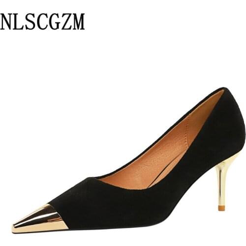 Heels Women Pumps Office 2021 Shoes for Women 2021 High Heels Wedding Shoes for Women Bride Black Heels Zapatos De Mujer Zapatos