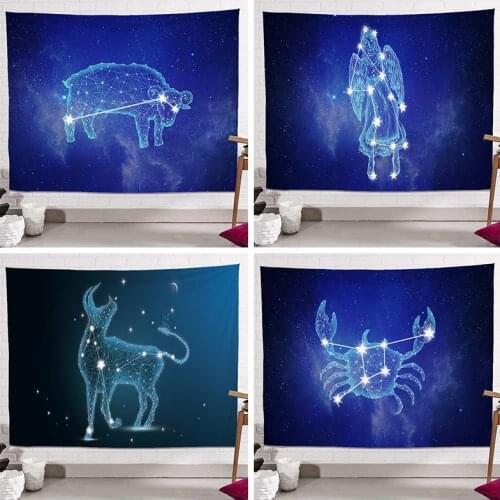 Home Decoration Accessories Constelation Tapestry Tarot Card Tapestry Astrology Divination Tapisserie Decoration Mural Tapiz