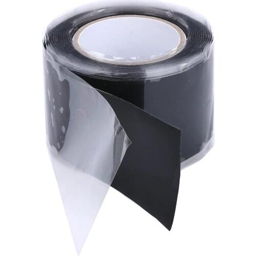Universal Black Waterproof Pipe Repair Tape Stop Water Leak Burst Plumbers Adhesives Tape Hardware Tools