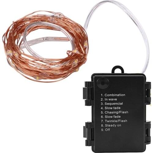 Waterproof Fairy Light Christmas Lights Outdoor Luces Led Decoracion Copper Wire String Light For Wedding Garland Party