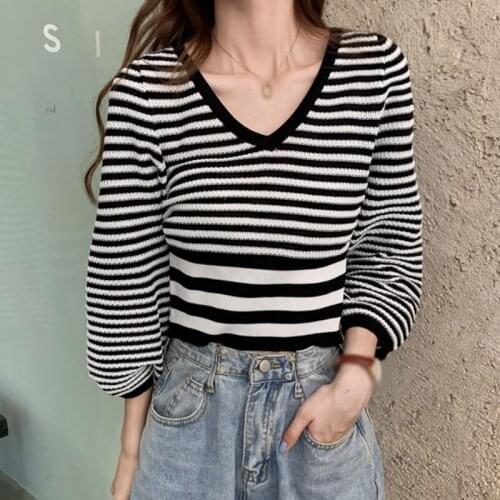 Women Sweaters Autumn Tops Korean Slim Women Pullover Knitted Sweater Jumper Soft Warm Tops