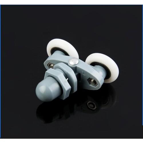 4pcs-8pcs/set 23mm 25mm Sliding Shower Cabin Accessories Glass Door Bearing Roller Pulley Double Runner Swaying Hardware