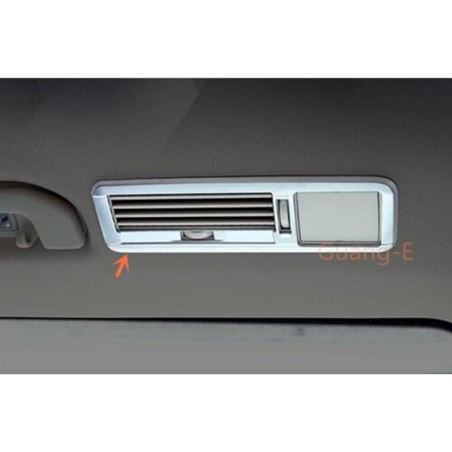 For Mercedes Benz Vito W447 2017 2018 2019 Car Roof Cover Frame Lamp Trim ABS Chrome Rear Air Condition Outlet Vent 4pcs