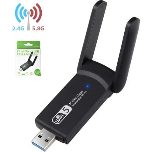 1200M wireless network card wireless wifi receiver usb3.0 dual antenna gigabit dual-band wireless network card