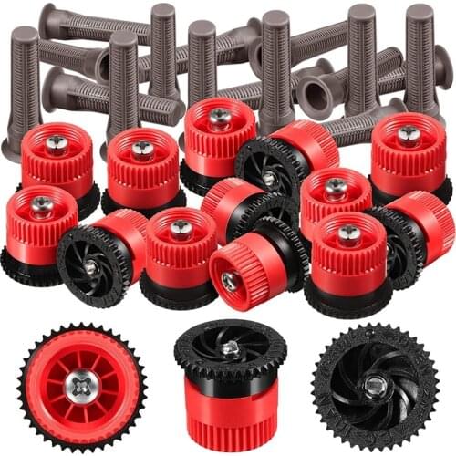 16 Pcs Variable Arc Nozzle 9.8 Feet Radius High Efficiency Replacement Track -Up Sprinkler Heads Compatible