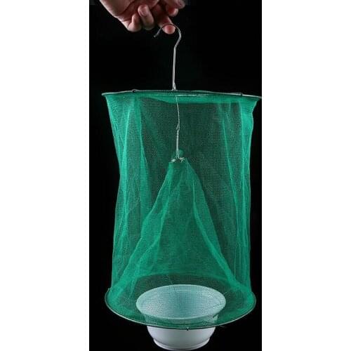 Hanging Insect Repellent Trap Folding Mosquito Housefly Capture Catching Fly Mesh Net Catcher Fly Killer Trap Garden Gadgets