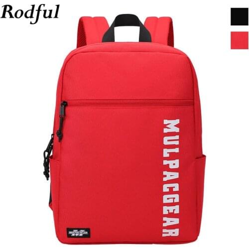Red Large Womens Fabric Backpack Schoolbag for Teenage Girls School Bags Student Bookbag Backpack Female Youth Bagpack China