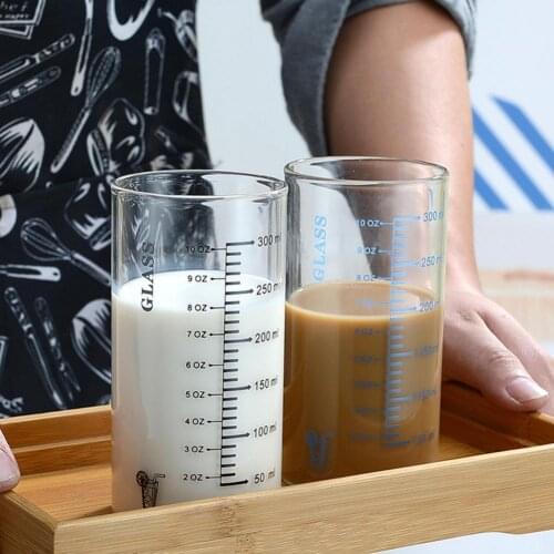 Coffee mug Glass Measuring Cup With Scale Shot Glass milk Glass Ounce Cup mug drop shipping