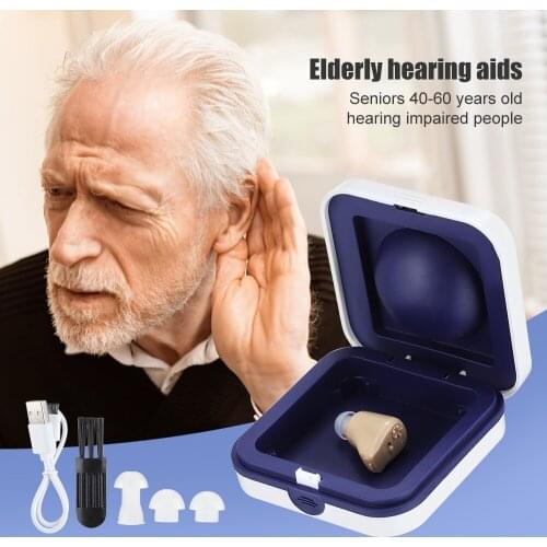 USB Charging Portable Multi-channel Digital Rechargeable Hearing Aid Pocket Hearing Aid High-definition ​Sound Filter Noise