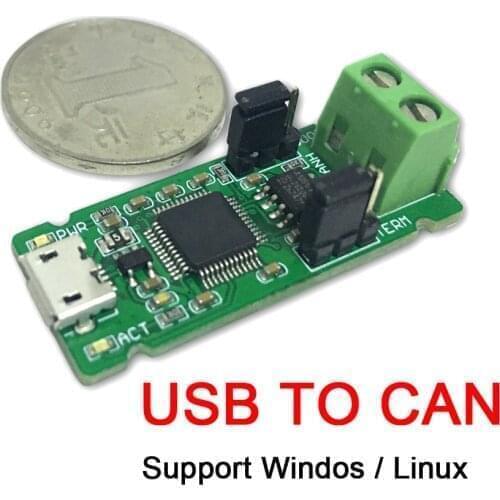 USB to CAN Conversion module / CAN debug assistant / CAN bus analyzer for Windos / Linux win7 win10