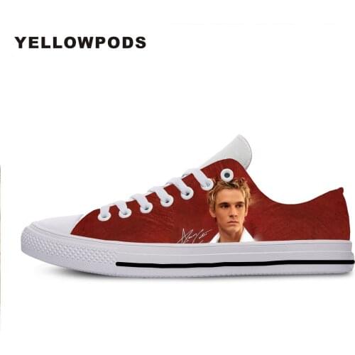 Mens Casual Shoes Hot Sale For Aaron Carter Men Breathable Canvas Walking Man Shoes Chaussure Homme Factory Sales