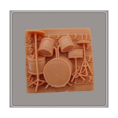 Musical modelling silicone 3D soap mold Cake decoration Cake mold Handmade candle mold NO.:SO361