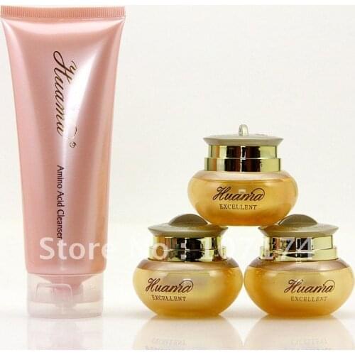 Original HUAMA EXCELLENT A B C Beauty Whitening cream Facial cleanser