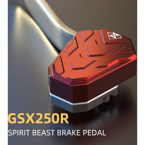 Spirit Beast Motorcycle Gsx250 Brake Pedal Modification Accessories Motorbike Rear Brake Anti-skid Widening Pedal Security