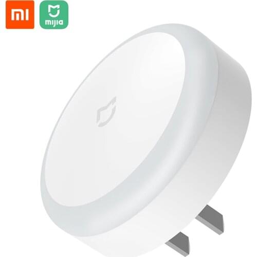 Xiaomi Mijia Plug-in Night Light Sense Induction Soft Light Plug Sensor Light Sleep Night Lamp Energy-saving Night Light 220V