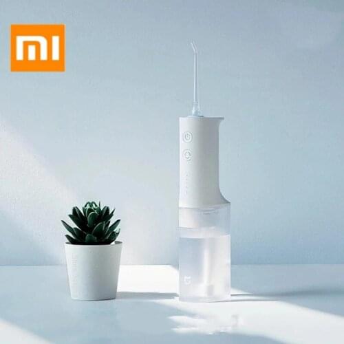 XIAOMI MIJIA Portable Oral Irrigator Dental Irrigator Dental Water Flosser Bucal Tooth Cleaner Waterpulse 200ML 1400/min MEO701