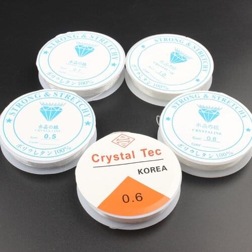 Direct sales of DIY accessories, garment accessories, TPU crystal line, fishline elastic line transparent color spot