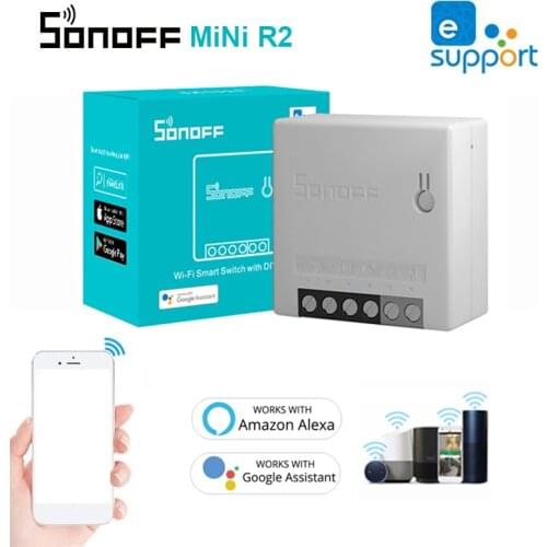 SONOFF MINI R2 DIY Smart Switch SONOFF Interruptor Wifi Switch External Smart Home Work With Alexa Google Home EWeLink APP